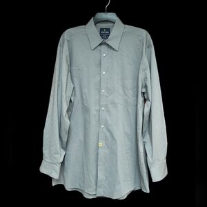 EUC STAFFORD Mens Dress Shirt Size 17 neck 34/35 sleeve